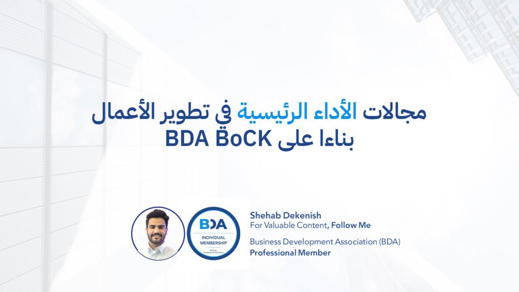 مجالات الأداء الرئيسية في تطوير الأعمال