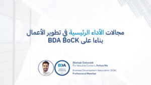 مجالات الأداء الرئيسية في تطوير الأعمال